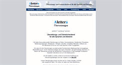 Desktop Screenshot of alettera.com